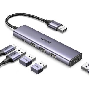 Ugreen  CM473 USB 3.0 to 4 Ports Hub Splitter with 20CM Cable (UG-20805)