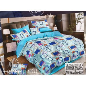6 pcs (6×7) duvet cover 1 pc duvet cover 1 pc flat sheet 4 pillow cases