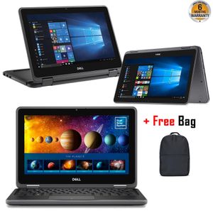 DELL Refurbished 3190 X360 4GB 128GB SSD Celeron 2-in-1 Laptop 11.6" Touchscreen Win 10 Pro Slim Laptop+ Bag