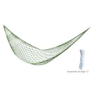 VEOUNDK Portable Nylon Mesh Hammock with 2x 2m Ropes