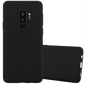 Soft Flexible Silicone Case for Samsung Galaxy S9, Shockproof Anti-Scratch Slim TPU Protective Back Cover (Black)