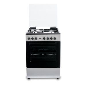 VON 60cmX55cm Freestanding Cooker 3 Gas + 1 Electric Hotplate with Electric Oven 