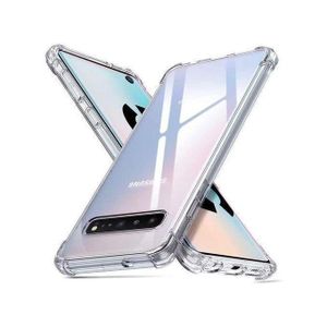 Samsung Galaxy S10 5G Crystal Clear Case – Anti-Yellow, Slim Fit, Shockproof Transparent Protective Cover