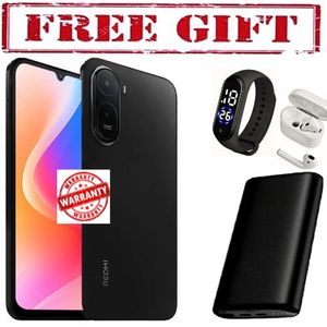 XIAOMI REDMI A7 PRO 64GB+ 4GB RAM 50mp 6.9" 6000mAh,dual sim on screen fingerprint comes with a two years warranty COMES WITH FREE    STRAP WATCH , POWERBANK AND AIRPODS FOR YOU BLACK