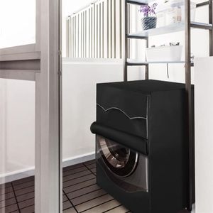 Front Load Washing Machine Cover Waterproof Sunproof Protector, Dustproof Automatic Washer Dryer Fabric Jacket Case