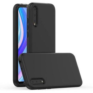 Shockproof silicone Case Microfiber Lining cover for Huawei Y8p
