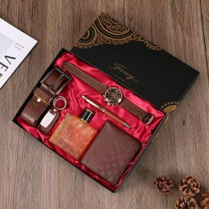 Hot Fashion Fancy Men’s Gift Set – Exquisite 6-in-1 Package for Birthday & Anniversary