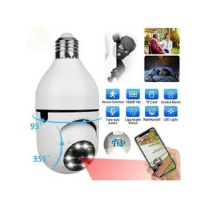 NANNY CAMERA PANORAMIC 1080P 360 DEGREE NIGHT VISION WIFI LIGHT BULB CAMERA