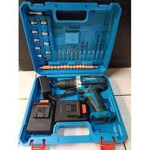 Makita 26V Li-ion Cordless Drill Kit – Rechargeable with bit accessories Power Tool Set