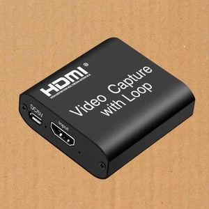 4K Max resolution 1080P Microphone audio HDMI Video Capture Card with Loop Out