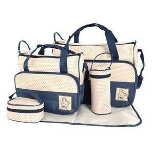 Bear Club Elegant New Design 5 In 1 Baby Diaper Bag