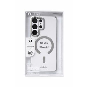 iLike Samsung Galaxy S26 Ultra Magnetic Phone Case Clear Slim Cover with Camera Protection MagSafe Compatible