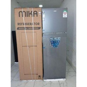 Mika No Frost Refrigerator 255Ltr Double Door Refrigerator Top Mounted Freezer Dark Silver 3D Cooling Multi Air Flow 2 Star High Energy Saving - 2yr Warranty