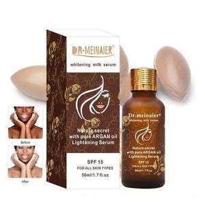 DR MEINAIER Whitening Milk Serum +Argan Oil SPF 15 Anti-aging Fade Spots