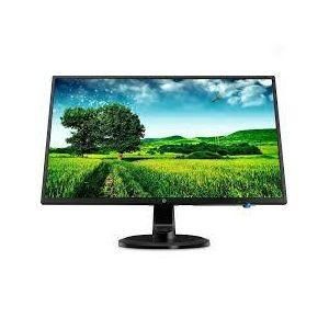 HP REFURBRISHED VH240a 23.8-Inch Full HD 1080p IPS LED Monitor with Built-In Speakers and VESA Mounting, Rotating Portrait & Landscape, Tilt, and HDMI & VGA Ports  - Black FREE POWER ADAPTER AND HDMI