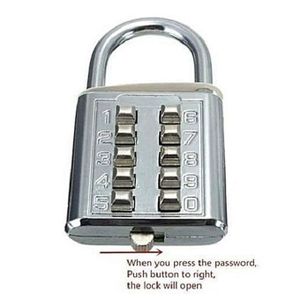 Tactile Push-Button Padlock