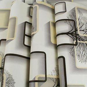 3D Self adhesive Wallpaper decorative Film Boxed Beige- 5M