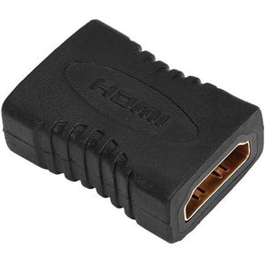 Bn Female to Female HDMI Adapter Connector, HDMI Coupler Extender for Monitor, Projector, PS4, Laptop, Blu-ray, 1080P 4K UHD Joiner (1pc, black)