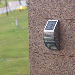 No Solar-powered trapezoidal wall light