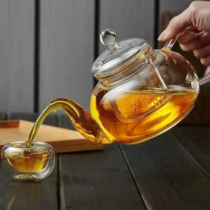 High Borosilicate Glass Tea/Coffee Pot 1100ml (No Infuser)