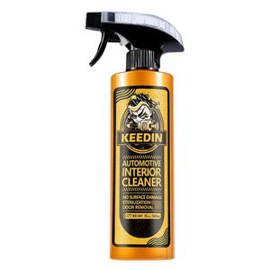 Car cleaning and maintenance interior cleaner refresh for leather and plastic parts 