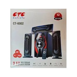 CTC  CT-6002 3.1CH MULTIMEDIA SPEAKER SYSTEM FM/BT/USB BLUETOOTH ENABLED -1 YEAR WARRANTY 