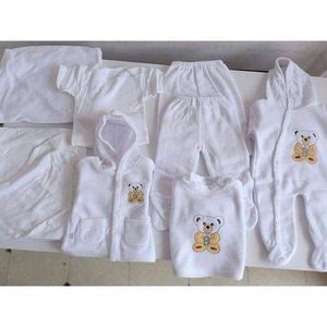 8pcs Unisex Newborn Baby Receiving Set