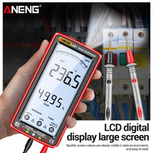 Aneng  Multimeter,Digital Voltmeter Tester,TRMS 6000 Counts Rechargeable Meter Measures AC/DC Voltage,Current,Resistance,Capacitance,Temperature,Hz,NCV,Diode,Continuity Auto Ranging Electircal Tools