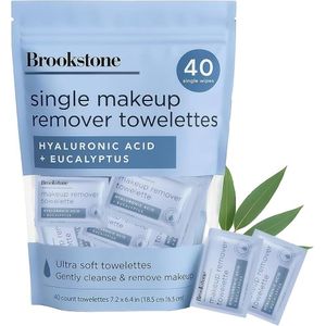 Brookstone Single Makeup Remover Towelettes
