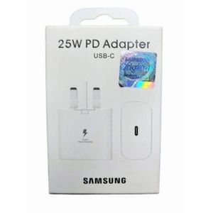 Samsung 25 Watts Charger/ Adapter With Type C Output For Galaxy  S20,S20 Plus, S20 Ultra,S21, S21 Plus, S21 Ultra, S22, S22Plus, S22 Ultra, S23,S23 Plus, S23 Ultra, S24, S24 Plus, S24 Ultra, Note 10 Plus, Tab S8