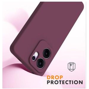 OPPO Reno 13F Phone Cover, Soft Silicone Shockproof Back Case, Slim Fit Anti-Fingerprint Protective Phone Case with All-Round Protection