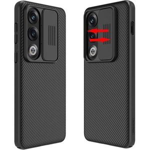 Nilkin Case Compatible with Oneplus Ace 3V, Slide Cover Camera Lens Privacy Protection Hard Case for One Plus Ace 3V (Black)