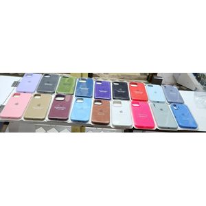 Quality Shockproof Original Silicone Cover Case – Durable, Slim & Stylish Protection for iPhone 13 Pro Max - Transparent Greyish Blue