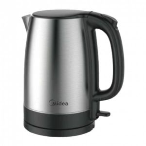 Midea  MK-17S32A2 1.7L Stainless Steel Kettle – 2200W, Brushed 304 Stainless Steel, 360° Cordless Base, Auto Shut-Off & Boil-Dry Protection