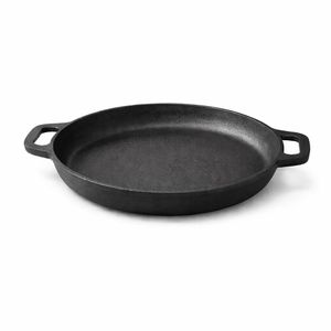 Cast Iron Skillet Pan – 30cm Heavy Duty Frying Pan with Dual Handles for Even Heat Cooking