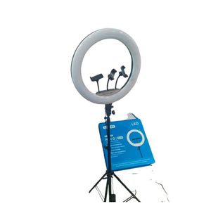 LJJ-45 Professional 18-Inch (45cm) LED Ring Light Kit with 2.1m Adjustable Tripod Stand & Remote Control.