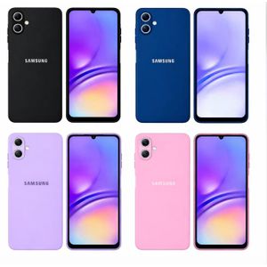 Samsung Galaxy A07 Original Liquid Silicone Phone Case/Cover available in Black, Blue, Light Purple (Lilac) & Pink