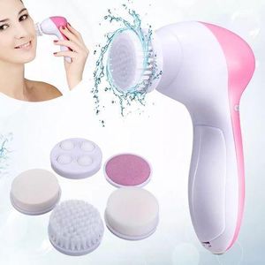 5-in-1 Facial Skin Care Massager Face Scrubber Cleaner