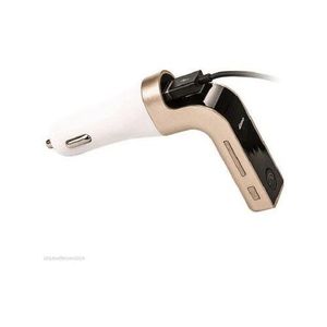 Carg7 Bluetooth Car Charger – Wireless FM Transmitter, Hands-Free Calling & Dual USB Charging