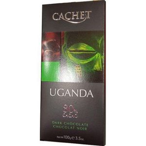 Cachet DARK CHOCOLATE - UGANDA, 80% Cacao cf