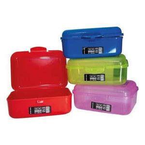 Rok Wholesale lunch boxes Food Storage Containers -  36pcs -  Red Blue Green Yellow Pink  - FA1