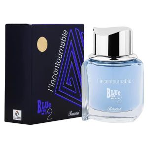 Rasasi Blue for Men 2 L'Incontournable EDP 75ml – Woody Aromatic Fragrance, Fresh Citrus & Warm Spices – 75ml Eau de Parfum for Men – Premium UAE Perfume