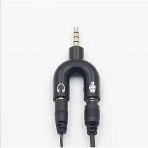 Audio Splitter Jack 3.5mm Headphones/Microphone