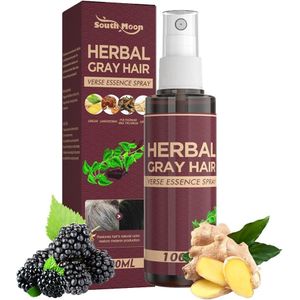 South Moon Herbal Gray Hair Essence Spray – Hair Care Spray for Darker, Healthier Looking Hair