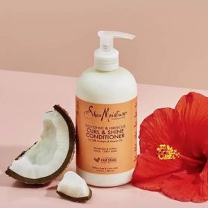 Shea Moisture Coconut & Hibiscus Curl & Shine Conditioner cf