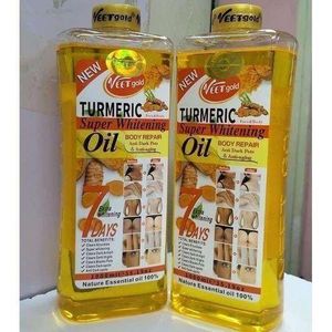VEET GOLD Turmeric Oil Super Whitening & Brightening Body Oil-1000ml.