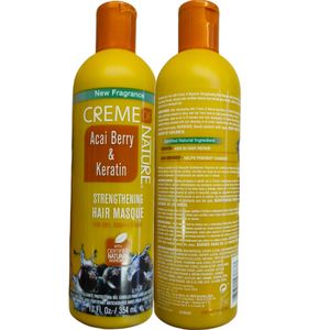 Creme Of Nature Acai Berry & Keratin Strengthening Hair Masque cf