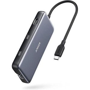 555 USB-C Hub 8-in-1 - 10Gbps Data, 4K HDMI, Ethernet, Power Delivery
