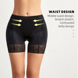 Faux Padded Hips Enhancer – Seamless Black Shaper, Sizes M to 2XL