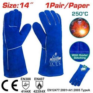 TOTAL TSP15014 Welding gloves Size:14 inch